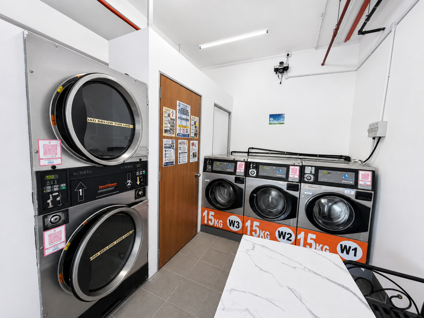 Acacia self-service laundry with washers and dryers