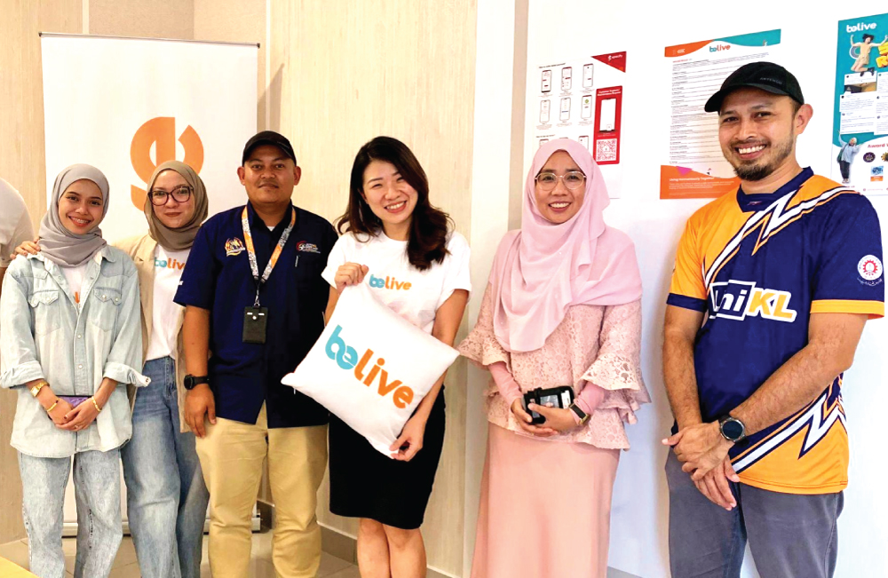 UniKL MIAT and beLive teams at the partnership launch